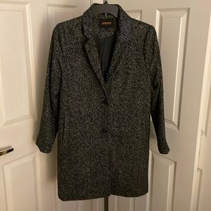 Ambiance Outwear black & white coat size L